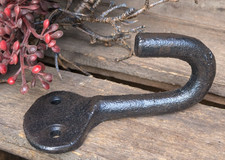 ❤️Tiefer 1er Wandhaken Gusseisen schwarz Handtuchhaken Antik Nostalgie  ❤
