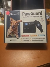 PETCOVE PawGuard Wireless Pet Fence  Dog Training Collar - New In Box Sealed