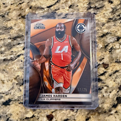 Topps 2024-25 Topps Chrome Black James Harden #84 LA Clippers /25