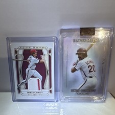 Panini National Treasures & Matte Metal Mike Schmidt Baseball 2 Card Lot