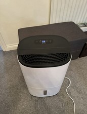 Meaco Dry Arete One Portable Dehumidifier Air Purifier 20L White Low Energy Used