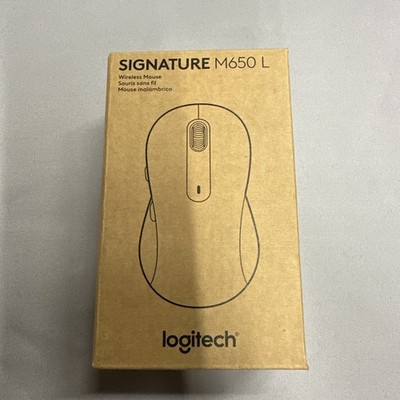 Logitech Signature M650 L Wireless Mouse Graphite Bluetooth Logi Bolt