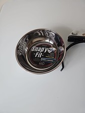 New MidWest Homes for Pets Snap'y Fit Stainless Steel Food Pet Bowl 4 fl