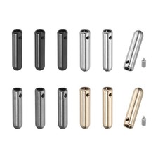 12pcs, Shoelace Tips with Screw Alloy 25mm Aglets End Tip for DIY 4 Color