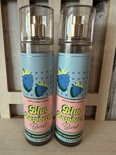 Bath  Body Works BLUE RASPBERRY BURST 2-Pack Fine Fragrance Mist Spray 8oz NEW