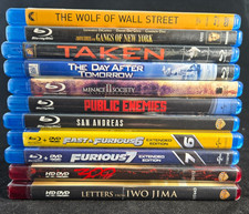 Lot of 11 Action/Drama Blu-Ray's, Combo Disk's  HD DVD's
