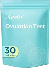 Areta Ovulation Test Strips Kit: 30 Tests, Accurate  Fast Fertility Tracking