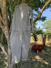 Carhartt FR Coveralls 48 Short. gray cotton flame resistant