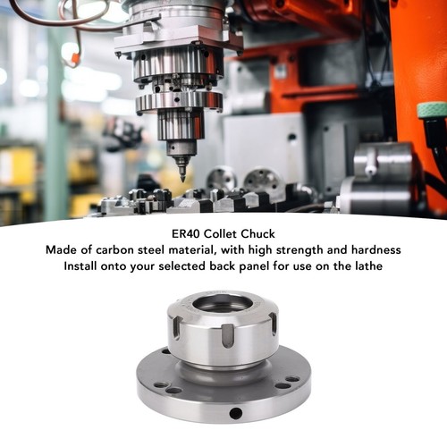 ER40 Collet Chuck 100mm Diameter Clamping Collet Holder For Lathe CNC . - Picture 14 of 22