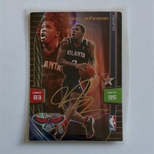 Panini 2009-10 Adrenalyn XL Extra Signature Joe Johnson Atlanta Hawks Insert