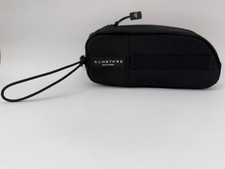 ALMSTHRE Compact Bar Bag Midnight Black 1.2L Cycling Top Tube Bag Hard Shell
