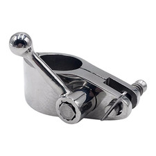 Morsetto per tubi inox installazione parasole marino costruzione grado marino