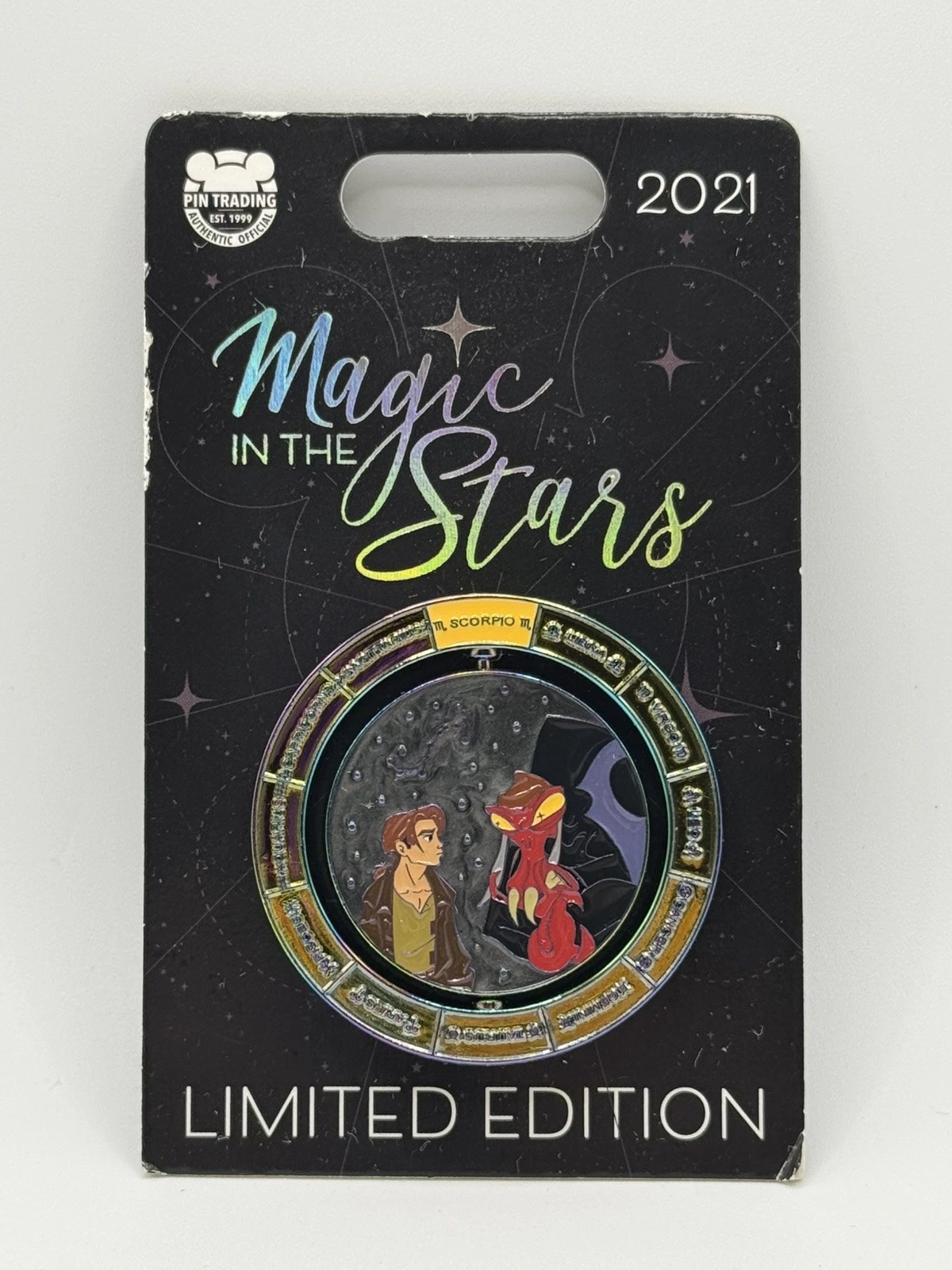 Disney Parks Trading Pin Magic In The Stars Treasure Planet Scorpio Jim Scroop