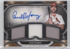 2021 Museum Collection Single-Player Triple Relic 3/199 Paul DeJong Auto 0i87