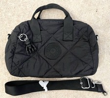 Kipling Bina Cosmic Black Quilted Handbag / Shoulder / Crossbody Bag - BNWOT