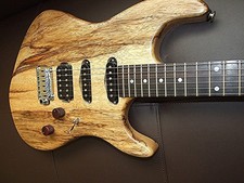 Zivory super strat in Black Limba body and Neck inc hard case (£2500+ new)
