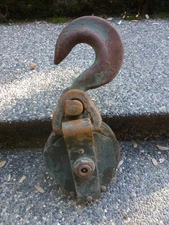 Sherman & Reilly ??  Military?? 10 Ton Snatch Block for 5/8" Wire Rope