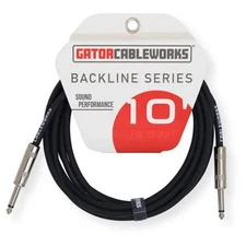 Gator Cableworks Backline Series 10ft Strt To Strt Cable