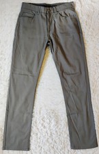 New Iron Co. Patriot Pants Mens Straight Leg 32x32 NWT Slate Gray Stretch Waist
