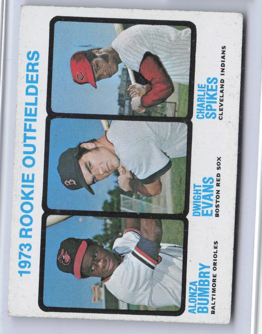 1973 Topps Dwight Evans RC #614 Hi# - Red Sox - Ex - D5862