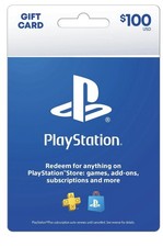 Sony PlayStation Store 100 Psn Gift Card- Ps5 PS4 PS3