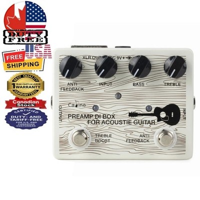 Caline CP-67 Electric Preamp DI Box Effect Pedal for Acoustic Guitar