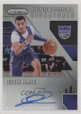 2019-20 Panini Prizm Sensational Signatures Silver Justin James #SS-JJM Auto fm0
