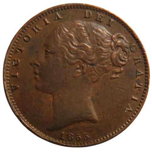1855 Victoria Farthing — photo from the most recent tracked eBay sale