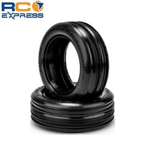 JConcepts Carver - Green Compound Tire, Fits 2.2 2wd Front Wheel JCO4148-02