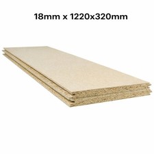 Loft Panels Chipboard - 18mm x 1220x320mm - Pack of 3 - Tongue & Groove Boards