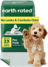 Earth Rated Max Absorbency Puppy Pee Pads, 2X Faster & More, 22x23", 40-Pack