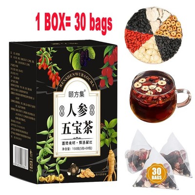 Ginseng Five Treasures Kidney Tea Natural Organic Kidney Cleanse Detox TeaBag