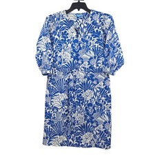 J. McLaughlin Women's Evalyn Dress Floral Blue XS
