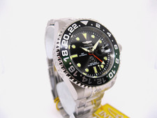 Invicta Grand Diver Stainless Steel Case Analog Wristwatches for