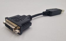 Image of 3 x New DisplayPort Male to DVI Female Adaptor Cable 15cm Black