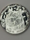 2022 MJB Dogecoin WOW MUCH CASH SO DIAMOND HANDS 1 oz .999 Fine Silver BU Round