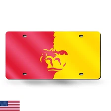 Rico Industries NCAA Pittsburg State Gorillas Laser Inlaid Metal License Plate T