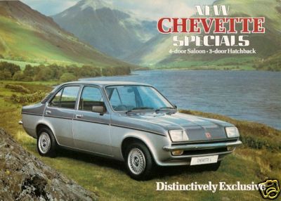 Vauxhall (Opel) Chevette Special Limited Edition 1981 UK Markt Verkaufsprospekt 3-Türer 4-Türer
