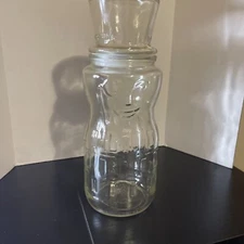 1991 Planter's Peanuts Mr. Peanut Clear Glass Jar 9 1/2" Tall