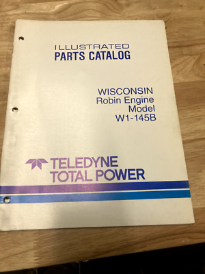 #ad #ad WISCONSIN GAS ENGINE SERVICE PARTS LIST MANUAL W1 145B $49.00