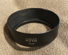 Hoya 52mm Metal Lens Hood Screw-In Sun Shade Made in Japan Near MINT