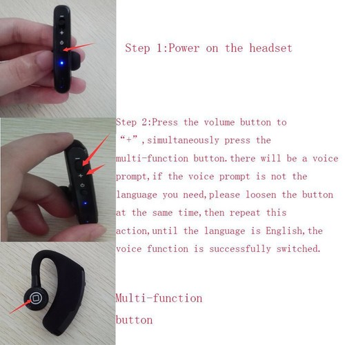 Bluetooth Headset Stereo Wireless Earphone with Mic Noise Canceling Headphone - Picture 8 of 12