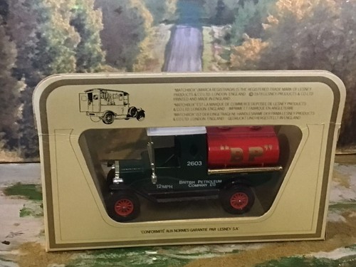 Vintage Matchbox Models Of Yesteryear Y3 Ford Model T BP Tanker Yellow Box 1978 - Picture 6 of 8
