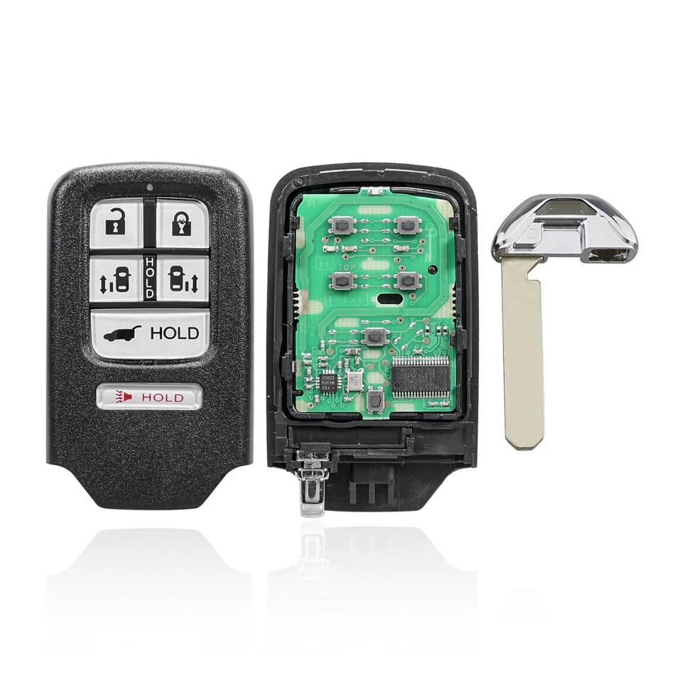 Para 2014 2015 2016 2017 Honda Odyssey Keyless Smart Prox controle remoto chaveiro 6 botões - Imagem 2 de 4