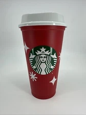 Starbucks 2022 Reusable Holiday Red Cup 25th Anniversary - Limited Edition