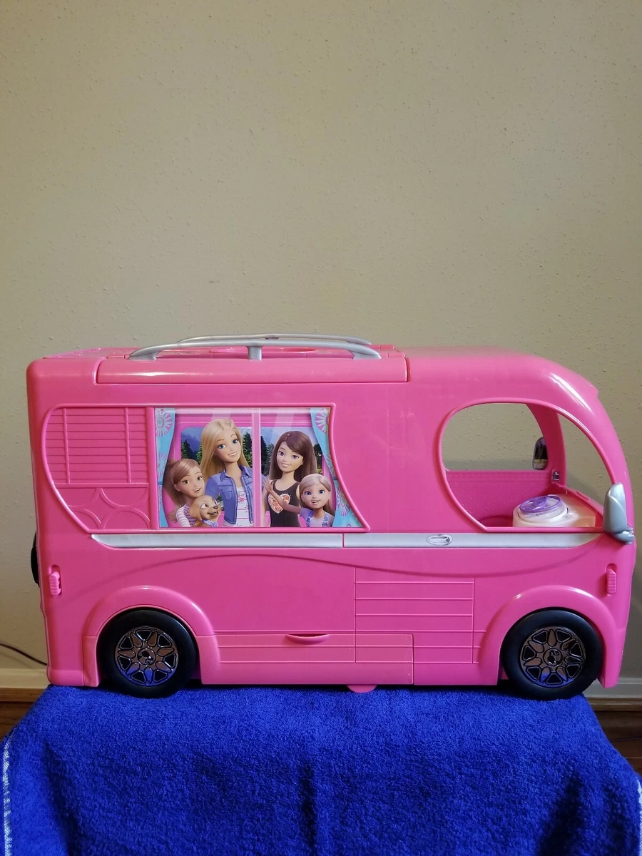 BARBIE GLAM 3 FLOORS POP-UP CAMPER VAN RV 2015!