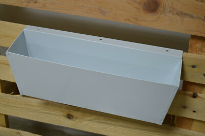 10x Einhänge Blumenkasten Weiss Balkonkasten Pflanzkasten Kräuterkasten Palette