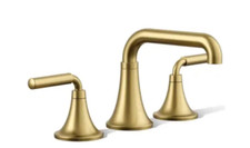Kohler Tone K-27416-4-2MB Widespread Bathroom Sink Vanity Faucet Moderne Brass