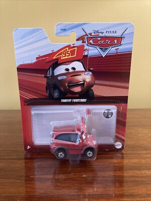 BRAND NEW Timothy Twostroke Pixar Disney Cars, Mattel Metal Die Cast Toy #7