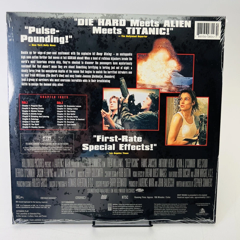 Deep Rising Laserdisc DTS Sealed - Image 4 of 4